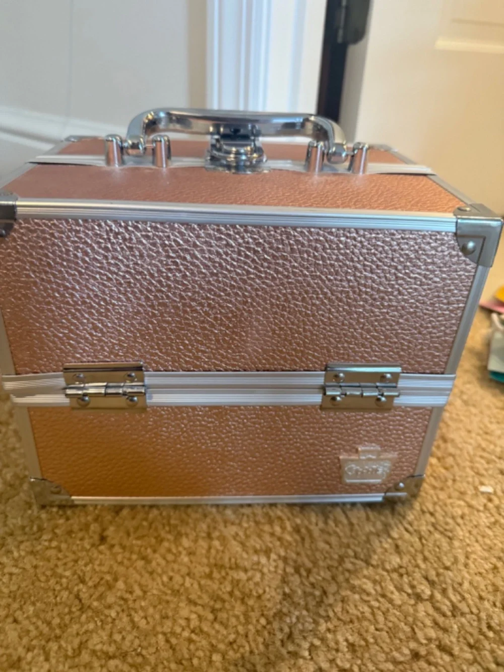 Rose Gold Makeup Caboodle